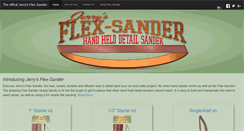 Desktop Screenshot of flex-sander.com