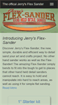 Mobile Screenshot of flex-sander.com